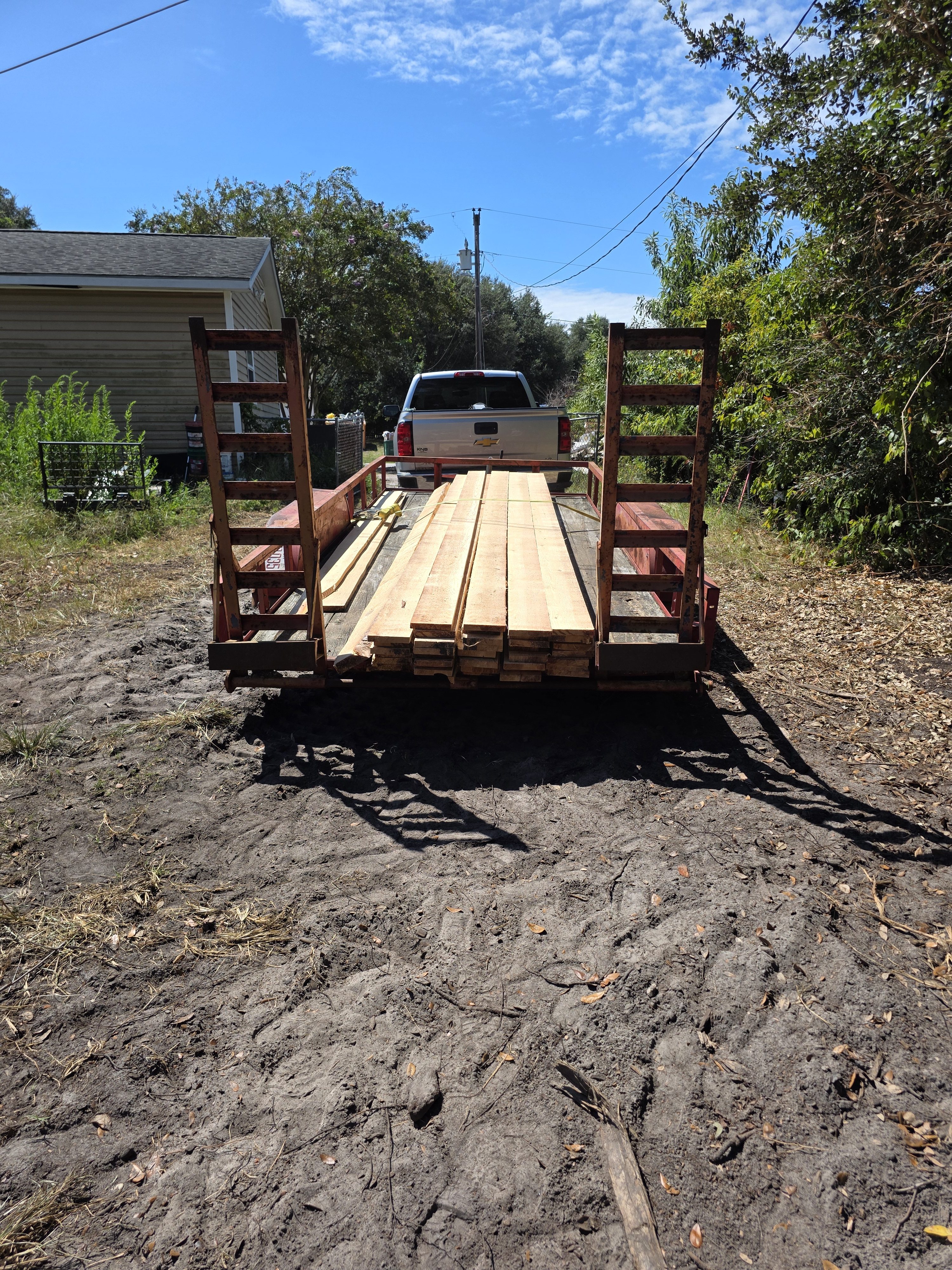 Fresh Rough Cut Lumber in Hubert NC